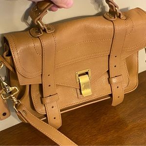 Proenza Schouler leather crossbody bag. Ps1, tiny